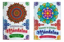 Comprar Pack 2 Libros De Mandalas Para Colorear De 72 Páginas