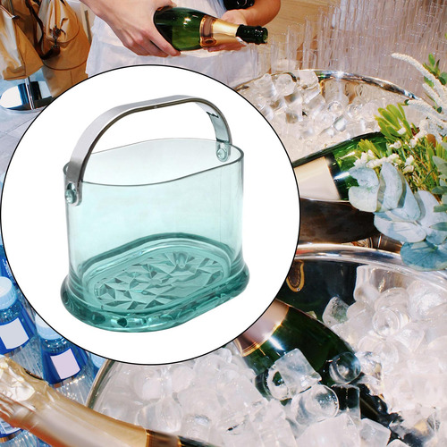 Cubo Contenedor De Cubitos De Hielo, Cubo De Vino De Verde