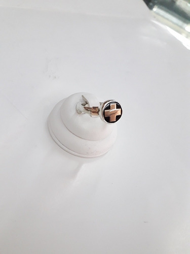 Anillo Enfermera En Plata Y Oro Con Onix