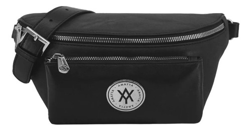 Riñonera Amayra Color: Negro Medida: 25x14x11 Negro