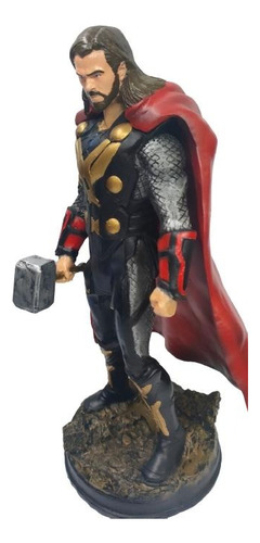 Estatua Resina Thor Avengers Marvel Comics 33cm Ótimo Preço