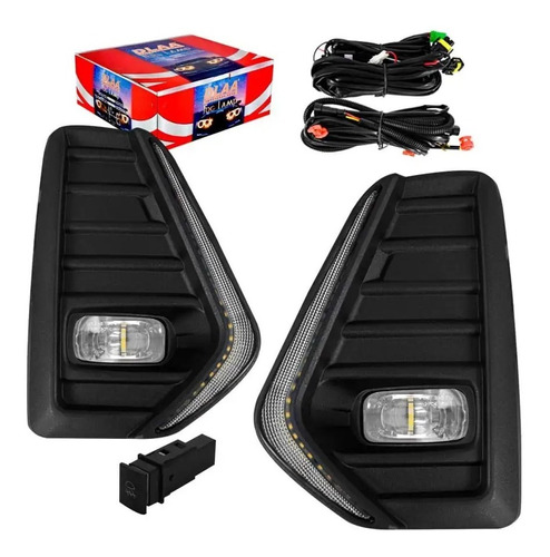 Neblinero Set Completo Led Drl Nissan Kicks 1ra Generación F