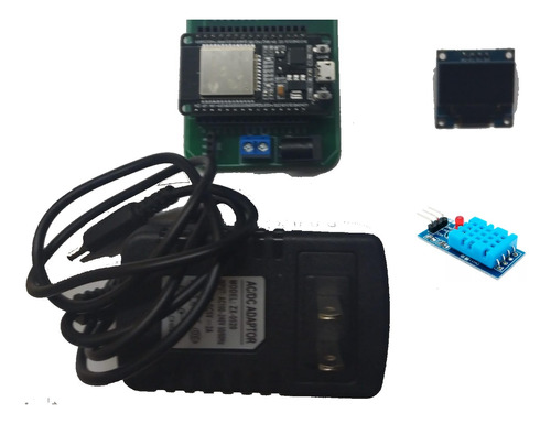 Kit Sensor De Temperatura Esp32, Dht11, Oled Y Código