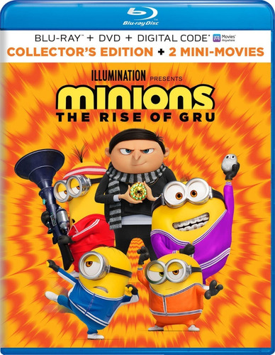 Blu Ray Minions The Rise Of Gru   Original Estreno