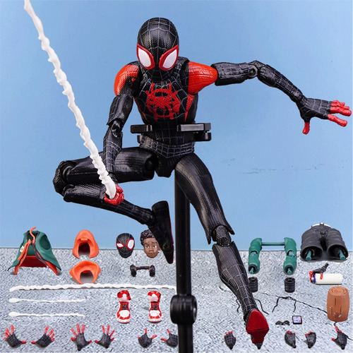 Figura de acción de Spider-Man Sentinel de Miles Morale