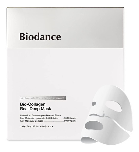 Biodance Bio-collagen - Juego De 16 Mascarillas Profundas Re