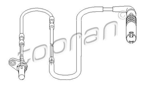 Sensor De Rotações Do Abs Tras. Bmw X3 3.0 I 2004-2007 (e83)