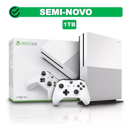 Xbox One S 1tb Seminovo Garantia E Nota Fiscal