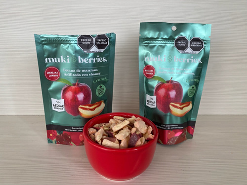 Botana Saludable De Manzana Chamoy Crujiente 100% Natural