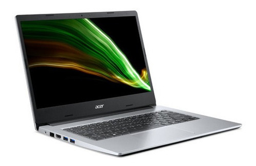 Laptop Acer Aspire 3 Intel Celeron N4500 4gb 128 Ssd 14  Win Color Plateado