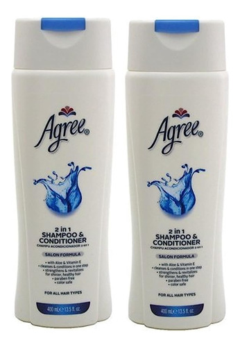 Agree 2-in-1 Shampoo & Conditioner 13.5oz (2 Pack)