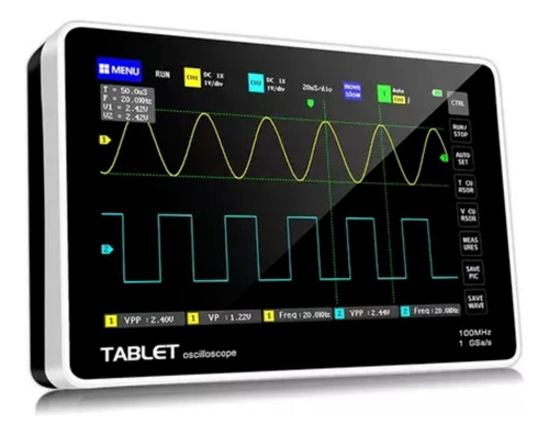 Osciloscopio Digital 2 Canales 100mhz Ratio Muestra 1gs/s