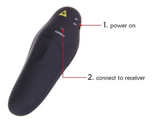 Imagen 3 de 9 de Presentador De Diapositivas Apuntador Laser Bluetooth