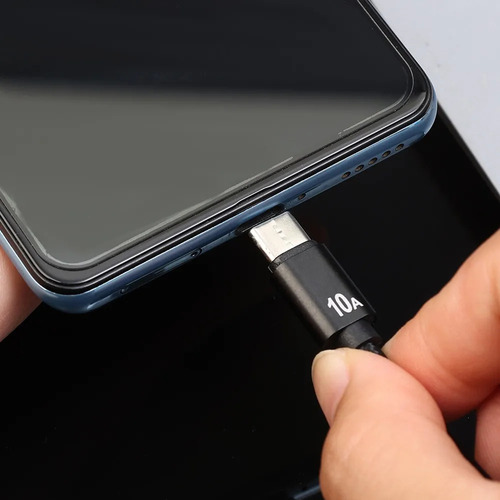 Cable De Datos De Carga Rápida De 120 W, 10 A, Cable Usb Tip