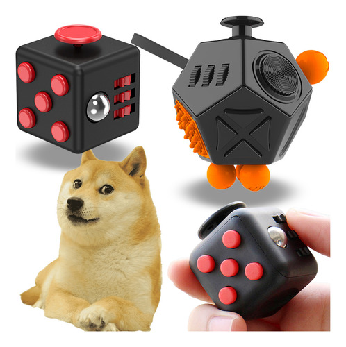 Eb Fidget Cube Juguete Antiestres Cubo For La Ansiedad 2 Pcs