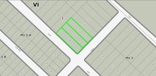 Imagen 6 de 7 de Terreno En Venta En J.hernández | 513 Esq. 134