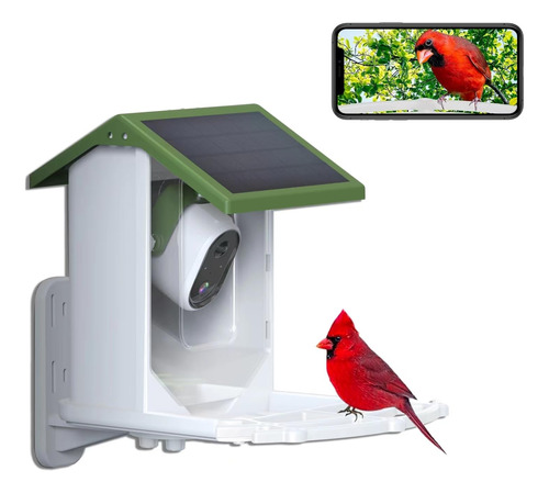 Aurumbach Comedero Inteligente Para Pajaros Con Camara, Come