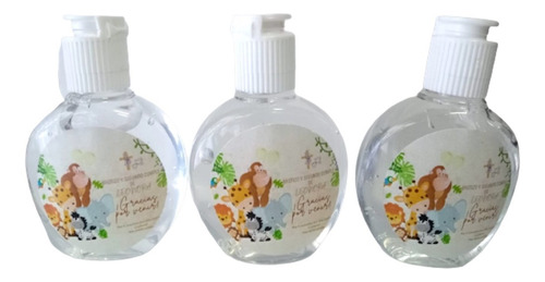 160 Gel Antibacterial Personalizado Crema Almendras Recuerdo