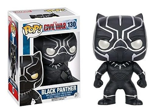 ¡funko Pop!marvel: Captain America 3 - Black Panther 5f5wd