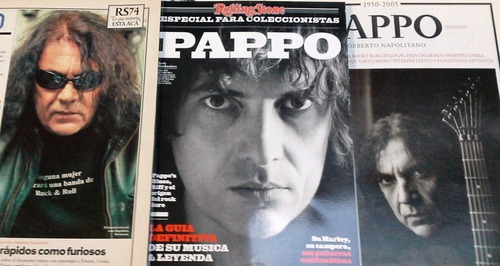 3 Revistas Pappo -  Rolling Stone Bookazine