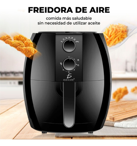 Freidora Eléctrica 4.5 Litros Pantalla Digital Sin Aceite