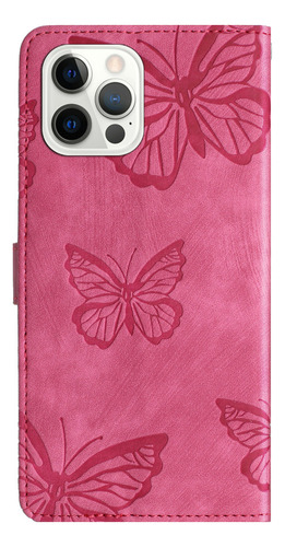 Funda Para Huawei Nova5t/honor 20/9x Lite, Cartera, Soporte Para Pulsera, Ranura Para Pulsera, Piel Estampada Con Mariposas