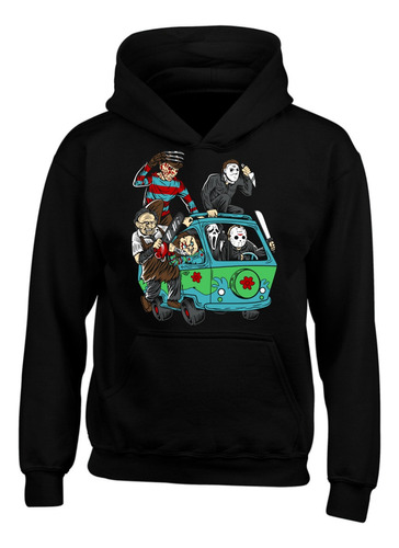 Hoodie Buzo Capota Terror Friends Black Series Saco 