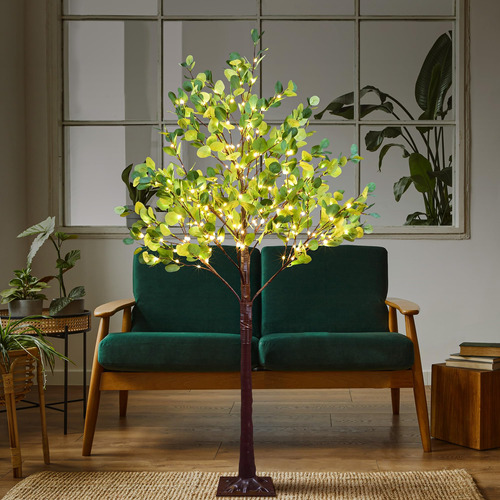 Lightshare Arbol De Eucalipto Iluminado De 6 Pies, 270 Led B