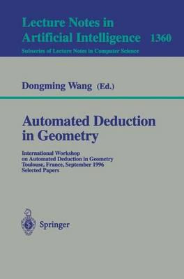 Libro Automated Deduction In Geometry : International Wor...