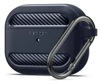 Comprar Spigen Rugged Armor Para AirPods Pro Funda Azul Con Llavero