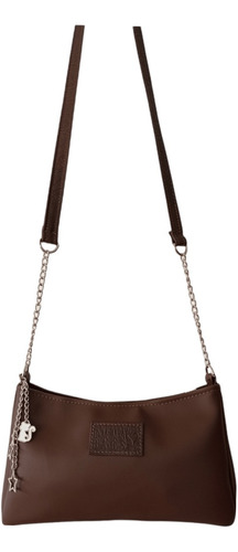 Bolso Dama Cartera Mujer Emma Bags Color Chocolate Fossey