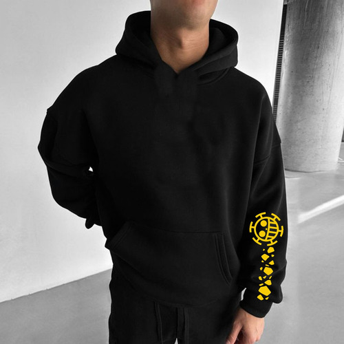 Buzo One Piece Oversize Jolly Roger De Trafalgar Law