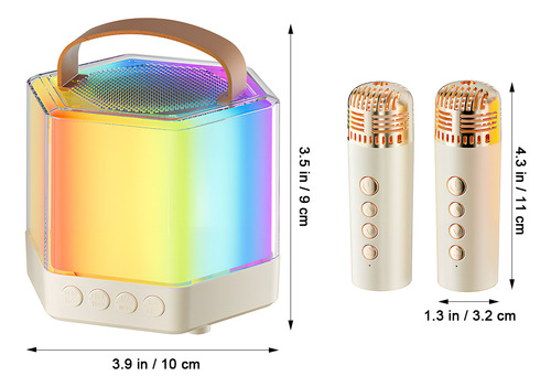 Mini Micrófono Portátil Para Máquina De Karaoke