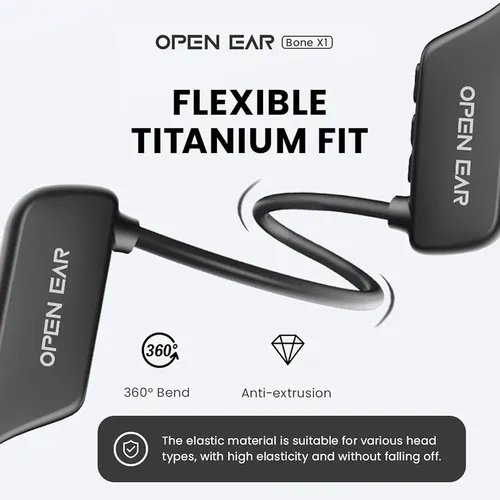 Auriculares De Conducción Ósea Deportivos De Oído Abierto Au