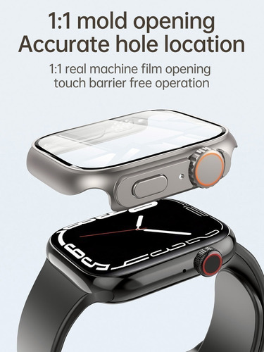 Funda Y Cristal Para Apple Watch Band Series 8 7 Upgrade To