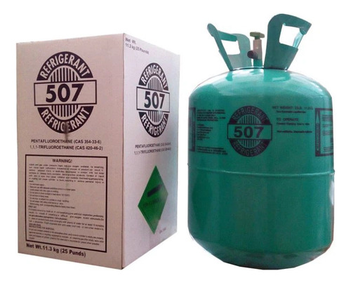 Refrigerante R507 X 25 Lbs Marca Refrigerant