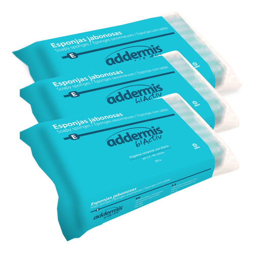 Addermis Esponjas Jabonosas X 60 Higiene Corporal Completa