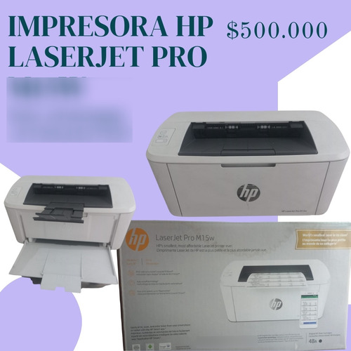 Impresora  Hp Laserjet Pro M15w Con Wifi Blanca 110v - 127v