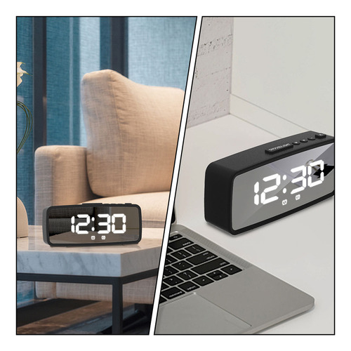 1 Juego De Despertador Electrónico Led Pequeño Multiusos