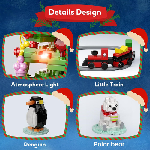 Kit De Construcción De Árbol De Navidad, Bloque De Construcc