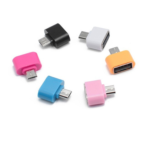 Convertidor  Otg V8 A Usb 2.0 Blister Para Tablets O Celular