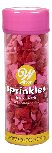 Wilton Jumbo Corazón Sprinkles - 3,25 Oz