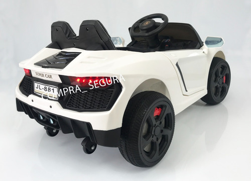 Imagen 8 de 10 de Carro Moto Electrico Niños Lamborghini Llanta Caucho Control