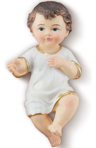 Figura De Resina Para Bebé Jesús En Tela Sagrada, Estatua.