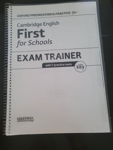 Libro First For Schools Exam Trainer Students With