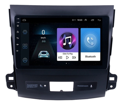 Radio Android 10.1 Mitsubishi Outlander 2006-2011 +camara