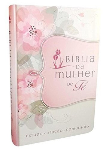 Libro Bíblia Da Mulher De Fé Nvi Couro Soft Flores De Sheila