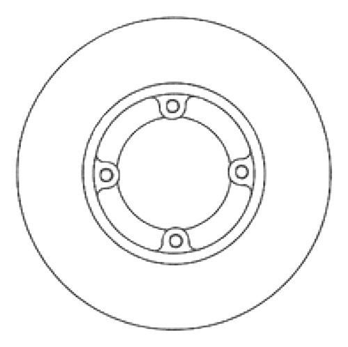 Disco Freno Del Gm (236mm) Breme Daewoo Matiz