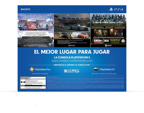 Consola Sony Playstation 4 Megapack 16 Ps4 3 Juegos Joystick