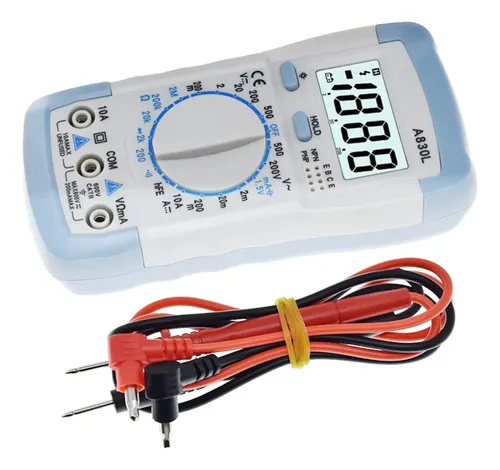 Multimetro Digital Aneng A830l Ac Dc Voltaje Ohm Transistor